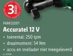 Lidl Accuratel 12 V aanbieding