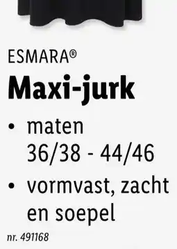 Lidl Maxi-jurk aanbieding