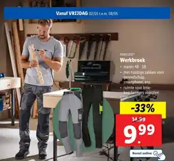 Lidl Werkbroek aanbieding