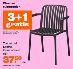 Kwantum Tuinstoel Latina aanbieding