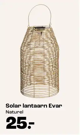 Kwantum Solar lantaarn Evar aanbieding