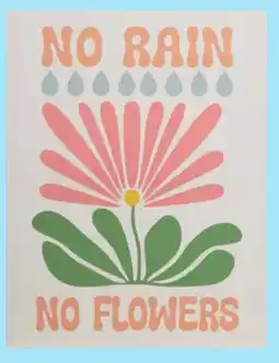 Kwantum Canvas No Rain aanbieding
