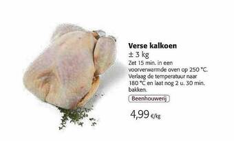 Colruyt Verse Kalkoen aanbieding