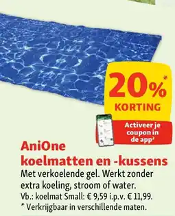 Maxi Zoo AniOne koelmatten en -kussens aanbieding