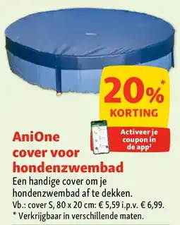 Maxi Zoo AniOne cover voor hondenzwembad aanbieding