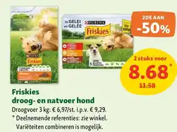 Maxi Zoo Friskies droog- en natvoer hond aanbieding