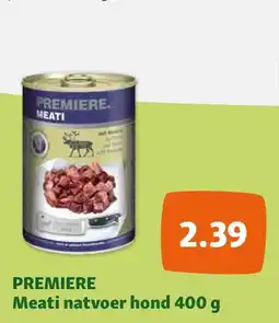 Maxi Zoo PREMIERE Meati natvoer hond 400 g aanbieding