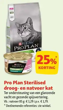 Maxi Zoo Pro Plan Sterilised droog- en natvoer kat aanbieding