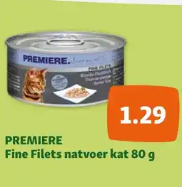 Maxi Zoo PREMIERE Fine Filets natvoer kat 80 g aanbieding