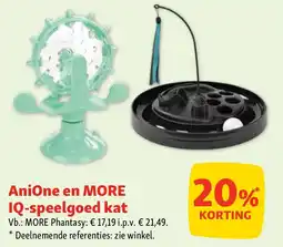 Maxi Zoo AniOne en MORE IQ-speelgoed kat aanbieding