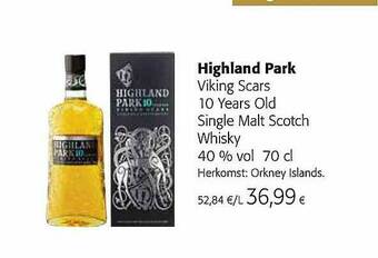 Colruyt Highland Park Viking Scars aanbieding