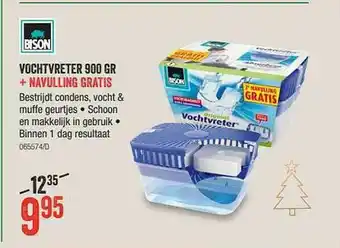 Vochtvreter 900 Gr + Navulling Gratis