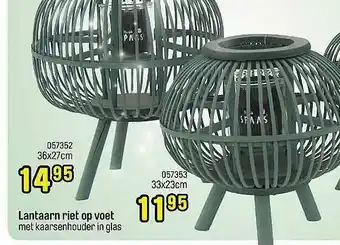 Lantaarn Riet Op Voet