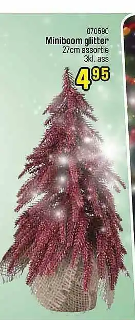 Happyland Miniboom Glitter aanbieding