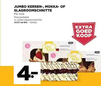 Jumbo Kersen, Mokka Of Slagroomschnitte