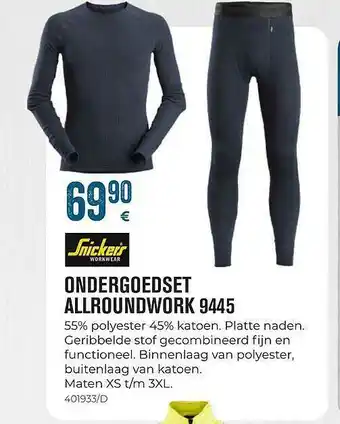 Meno Pro Snickers Ondergoedset Allroundwork 9445 aanbieding