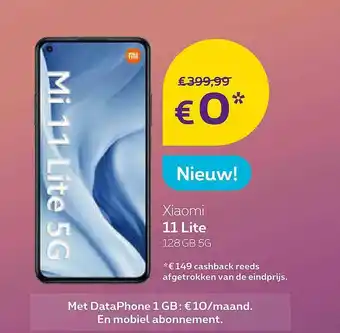 Proximus Xiaomi 11 Lite aanbieding