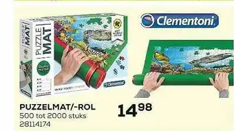 Supra Bazar Puzzelmat Rol Clementoni aanbieding