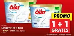 Lidl Sensitive 4-in-1 discs aanbieding