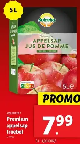 Lidl Premium appelsap troebel aanbieding
