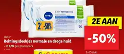 Lidl Reiningsdoekjes normale en droge huid aanbieding