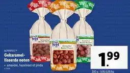 Lidl Gekaramel- liseerde noten aanbieding