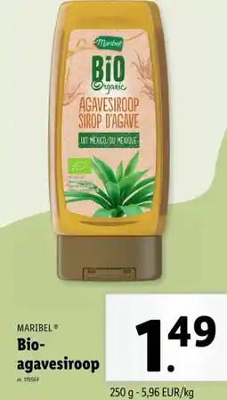 Lidl Bio- agavesiroop aanbieding