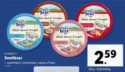 Lidl Smeltkaas aanbieding
