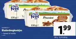 Lidl Bladerdeegkoekjes aanbieding