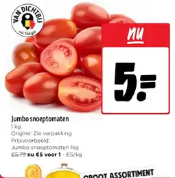 Jumbo Jumbo snoeptomaten aanbieding