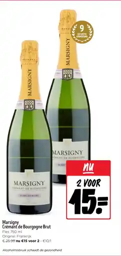Jumbo Marsigny crémant de bourgogne brut aanbieding