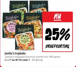 Jumbo Jumbo's traybake aanbieding