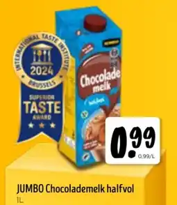 Jumbo Jumbo chocolademelk halfvol aanbieding