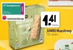 Jumbo Jumbo mueslireep aanbieding