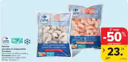 Carrefour Gamma garnalen en langoustines Carrefour aanbieding