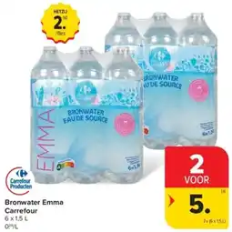 Carrefour Bronwater Emma Carrefour aanbieding
