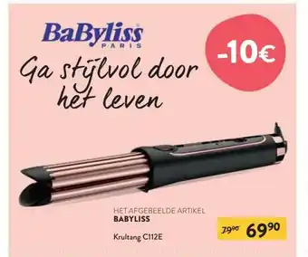 Di Het Afgebeelde Artikel Babyliss Krultang C112E aanbieding