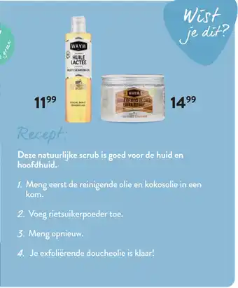 Maak je eigen scrub