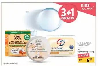 Di Alle Shampoo en zeepbars 4 voor aanbieding