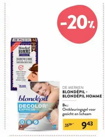 Di De Merken Blondepil-Blondepil Homme aanbieding