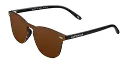 Decathlon Zonnebril voor mannen en vrouwen gepolariseerd Matte Black Ambar - WALL PHANTOM aanbieding