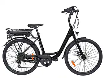 Decathlon Villette le Debutant Plus dames e-bike 7.8Ah 7Sp 26 inch Glossy Black aanbieding