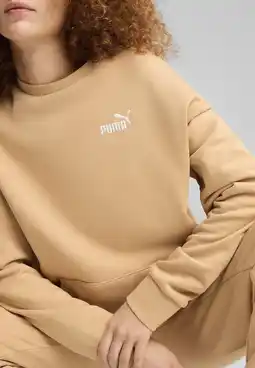 Decathlon Relaxed joggingpak voor dames PUMA Warm Beige Brown aanbieding