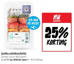 Jumbo Jumbo zalmbrochette aanbieding
