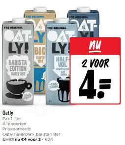 Jumbo Oatly Pak 1 liter aanbieding