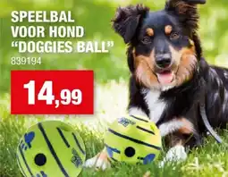 Hubo Doggies Ball hondenspeeltje bal 15cm groen aanbieding