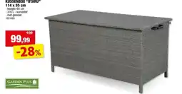 Hubo Garden Plus Otaru kussenbox 114x55x60 cm donkergrijs aanbieding