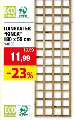Hubo Cartri Kinga tuinraster 180x50 cm aanbieding