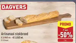 ALDI Artisanaal stokbrood aanbieding