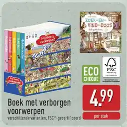 ALDI Boek met verborgen voorwerpen aanbieding